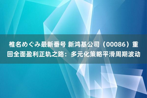 椎名めぐみ最新番号 新鸿基公司（00086）重回全面盈利正轨之路：多元化策略平滑周期波动