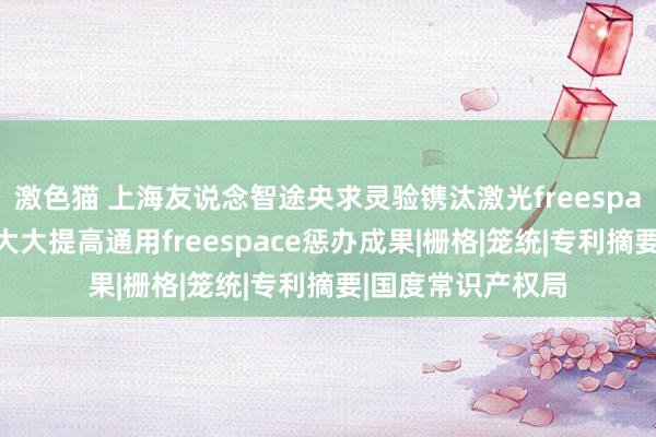 激色猫 上海友说念智途央求灵验镌汰激光freespace点数目专利，大大提高通用freespace惩办成果|栅格|笼统|专利摘要|国度常识产权局